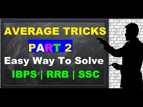 Averages Shortcuts For Bank Exams {PART 2} *Easy tricks to solve average problems* Video