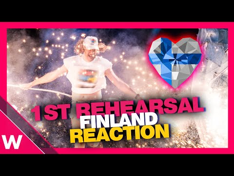 🇫🇮 Finland First Rehearsal (REACTION) Windows95man "No Rules" @ Eurovision 2024