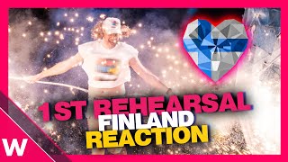 🇫🇮 Finland First Rehearsal (REACTION) Windows95man No Rules @ Eurovision 2024