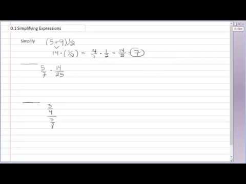 Simplifying Expressions p3