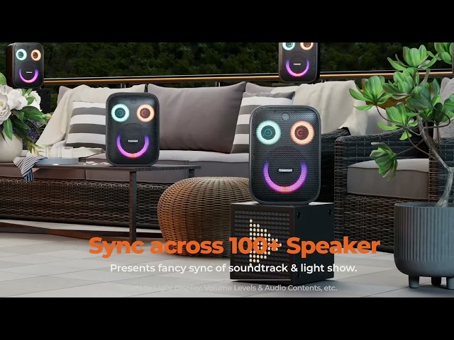 Tronsmart Halo 200 Altifalante Sem Fios Portátil para Festa e Karaoke Preto video
