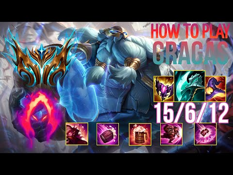 TOP 1 CHALLENGER Guides How to Play Gragas Jungle & Carry + Best Build/Runes Season 12