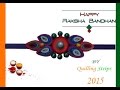 paper quilling rakhi