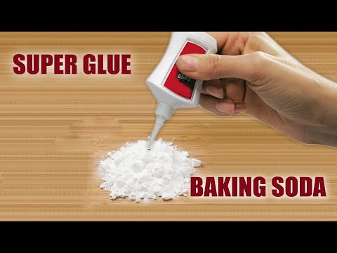 BRILLIANT IDEAS with BAKING SODA and SUPER GLUE