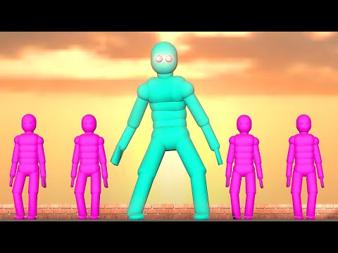 How many NPCs can the Smart AI Beat in a Fight? (with Active Ragdoll Physics)