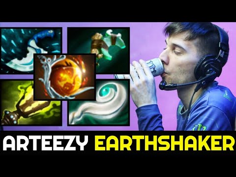 ARTEEZY Beautiful Support Plays with Earthshaker 7.28 Dota 2