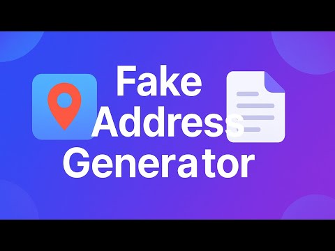 Germany Address Generator