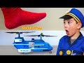 DON T STEP ON THE LEGOS Cops Robbers Costume Pretend Play And Skit For Kids JackJackPlays