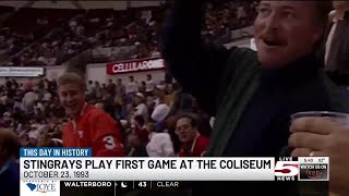VIDEO: This Day in History: Oct. 23, 1993: Stingrays play 1st game at North Charleston Coliseum