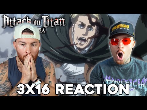 NOT ERWIN! | His First Time Watching Attack On Titan | S3 Episode 16 Reaction