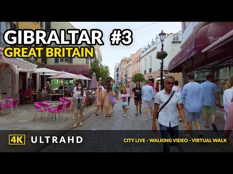 GIBRALTAR walking tour, British overseas territory, United Kingdom 2021