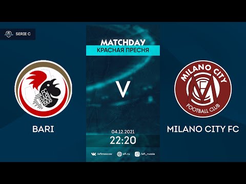 AFL21. Italy. Serie C. Day 17. Bari - Milano City FC