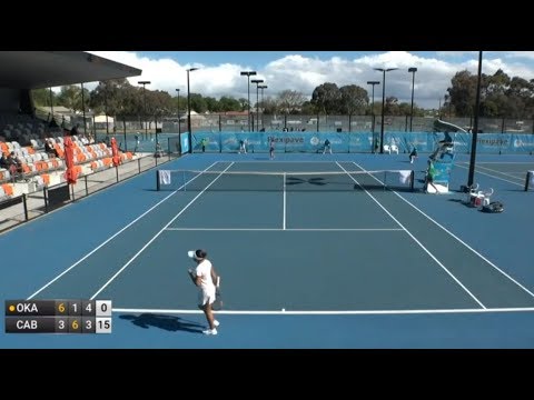 岡村恭香選手が、W60 ベンディゴ準決勝に登場。フルセットに縺れた試合の結果は