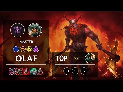 Olaf Top vs Gangplank - EUW Master Patch 11.2