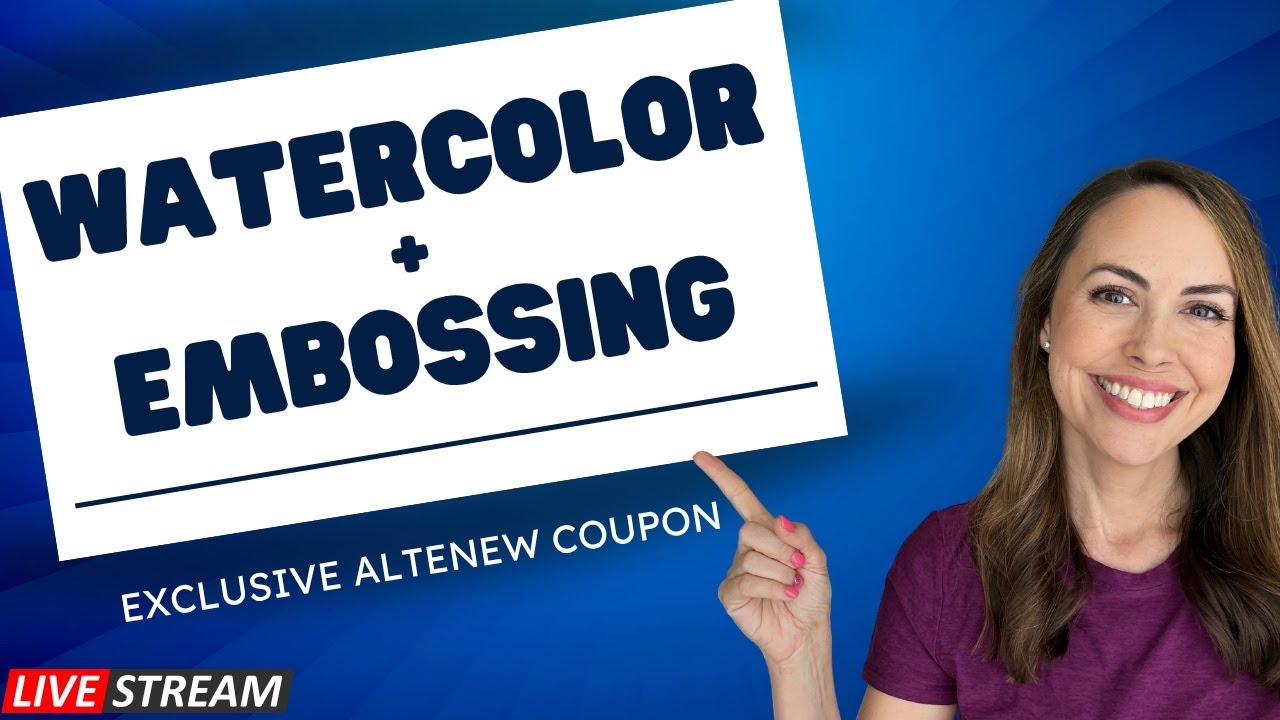 Watercolor + Embossing Folders… You Can Do This