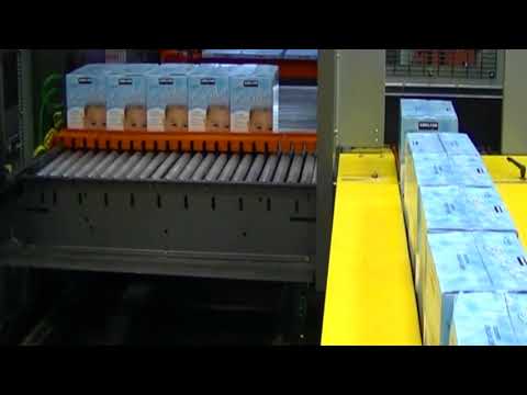 FL3000 Floor Level Palletizer - Montage of Package Types