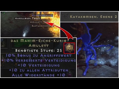 Das Mahim Eiche Kurio Amulett Farming Guide DEUTSCH - Diablo 2 Resurrected