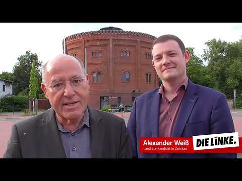 Gregor Gysi erklärt, wie man im Landkreis Zwickau die CDU ärgern kann.