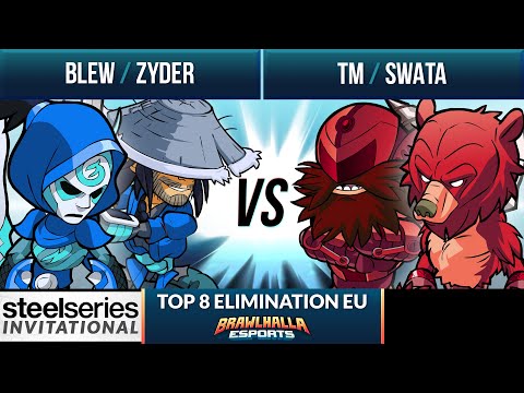 Blew & Zyder vs TM & Swata - Top 8 Elimination - SteelSeries Invitational 2022 - EU 2v2