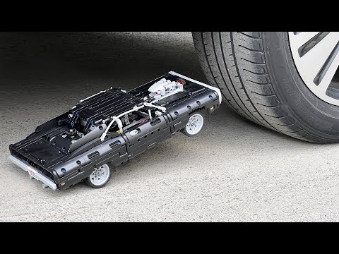 Dom’s Dodge Charger VS CAR – Lego Technic CRASH Test EXPERIMENT CAR / Fast & Furious