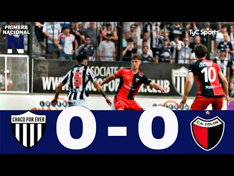 Chaco For Ever 0-0 Colón | Primera Nacional | Fecha 35 (Zona B)