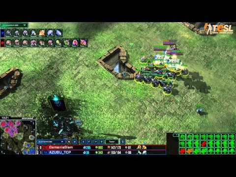 Azubu Top  (T) vs Gamania Slam (Z) - TESL - Season Two Elimination Round - G1