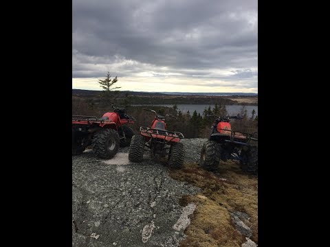 Atc trail riding with the Honda 250 sx , 185 S and the 250 big red
