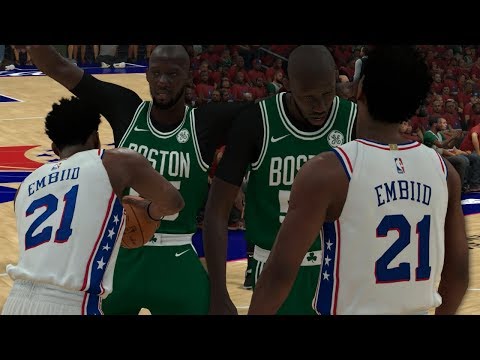 NBA 2K19 Tacko Fall My Career Ep. 13 - Tacko and Embiid Beef!