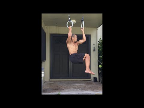 Day 175 Working Out in Hawaii - Gymnastics Rings + Wall Handstand - November 5, 2020 10:22 am