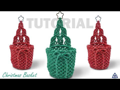 DIY Macrame Christmas Tree Decoration EASY Christmas Crafts