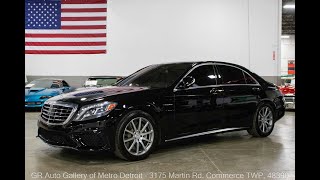 Video Thumbnail for 2015 Mercedes-Benz S63 AMG