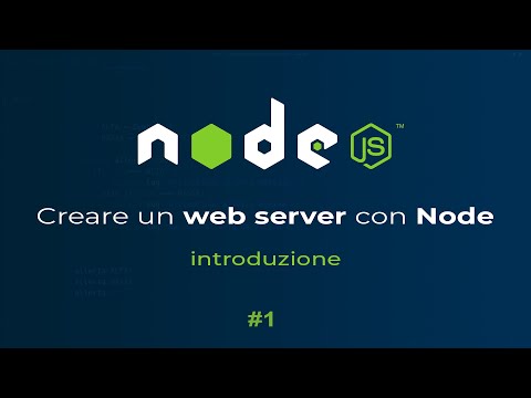 [ITA] Node.js  |  Creare un web server con Node.js  |  #1 introduzione