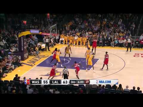 John Wall big night 24 points 16 assists (career high) vs Lakers full highlights 03/22/2013 HD