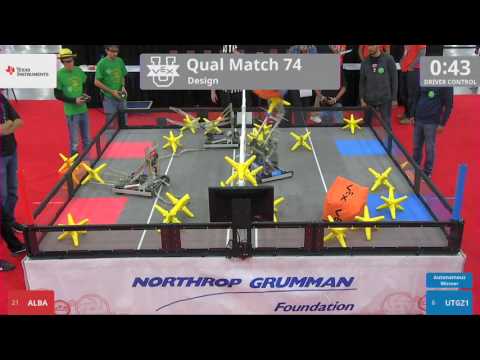 2017 VEXU Design Q74 - ALBA vs UTGZ1 - 18 to 27