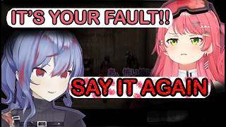 Miko Ragebaited Suisei... and Instantly Regretted It  (Nekomata Okayu / Hololive)【SUB EN/JP】