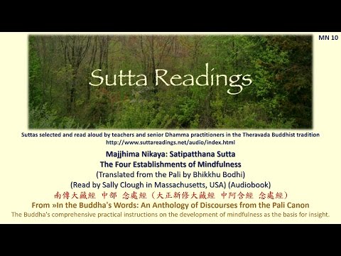 Theravada Buddhism Sutta: Satipatthana Sutta (The Four Establishments of Mindfulness) MN10