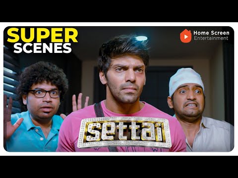 Settai Super Scenes | The Comedy Chaos You Need Now ! | Arya | Hansika | Anjali | Santhanam | Premji