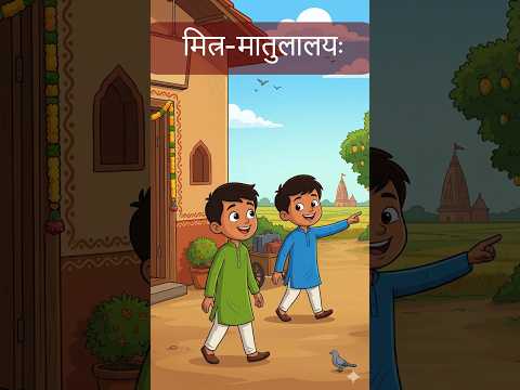 "मातुलालय-गमनम् : ननिहाल की एक सुखद यात्रा" | #sanskritkalp
