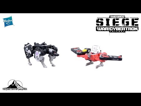 Transformers Siege Micromaster Class LASERBEAK & RAVAGE Video Review