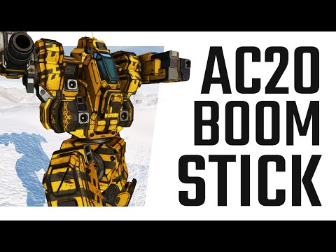 AC20 Boom Stick Blackjack Build - Mechwarrior Online The Daily Dose #1334