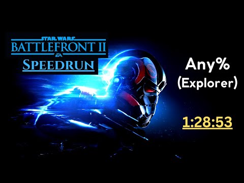 [World Record] Star Wars Battlefront 2 (2017) Speedrun - Any% (Explorer) - [1:28:53]