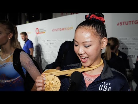 Kara Eaker and Armine Barutyan (USA) Interview - 2019 Worlds - Team Final