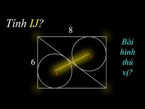 Tính đoạn IJ | Bài hình thú vị