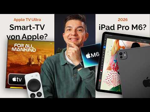 Wann kommt das iPad Pro M6? Wo bleibt das OLED MacBook Air? Apples eigener Smart TV? JOCR SHOW 02