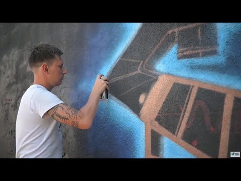 Стріт-арт фест Lutsk WallKing: наживо - YouTube