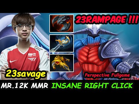 This is How 12K MMR Farm - T1 23savage 7.30 Sven Beast Carry Rampage Dota 2 Perspective Fullgame