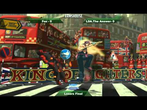 Fox vs LDA.The Answer - KOFXIII Losers Final WGC