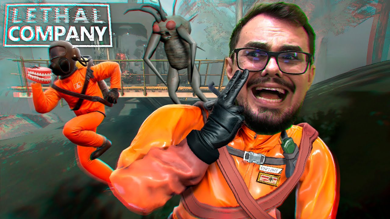 JOGUEI LETHAL COMPANY NOVAMENTE PRA VER COMO O JOGO ESTÁ COM O CHAT