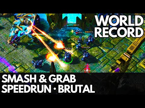 StarCraft 2 WoL - Mission 7 (Smash & Grab) - Speedrun (Brutal)