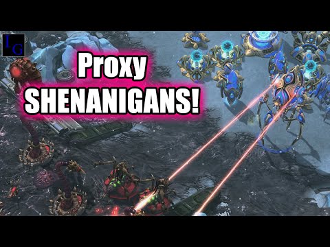Proxy CANNON COLOSSUS Combo!? | StarCraft 2 SC2 Viewer Games